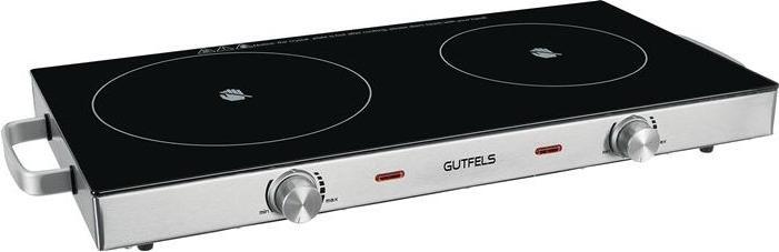 Gutfels Glaskeramik Doppel-Kochplatte