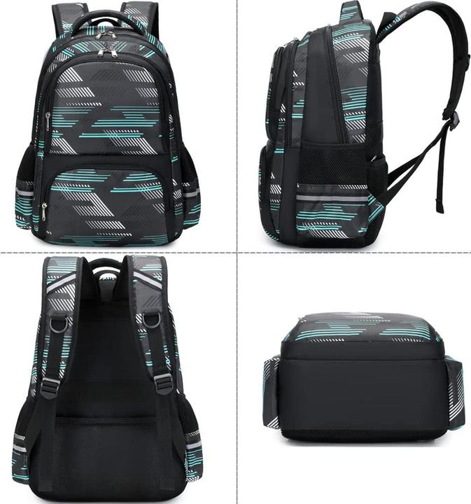 Actual product image Only-Bags.Store School bag School rucksack School bag set for teenagers Backpack for travelling Hiking Camping