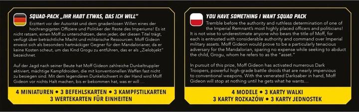 Actual product image Atomic Mass Games AMGD1023 - Star Wars: Shatterpoint - You Have Something I Want Squad Pack (Squad Pack Your (German)