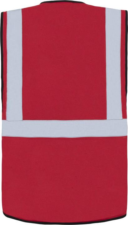 Actual product image Korntex Comfort Warnweste „Hamburg“ - Multifunktional - Rot - 5XL (5XL)