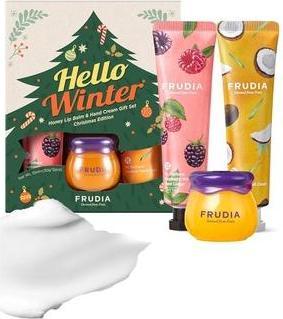 Actual product image Frudia SET Hello Winter Honey Lip & Hand Cream Christmas Edition Lip Balm do ust 10ml + (10 ml)