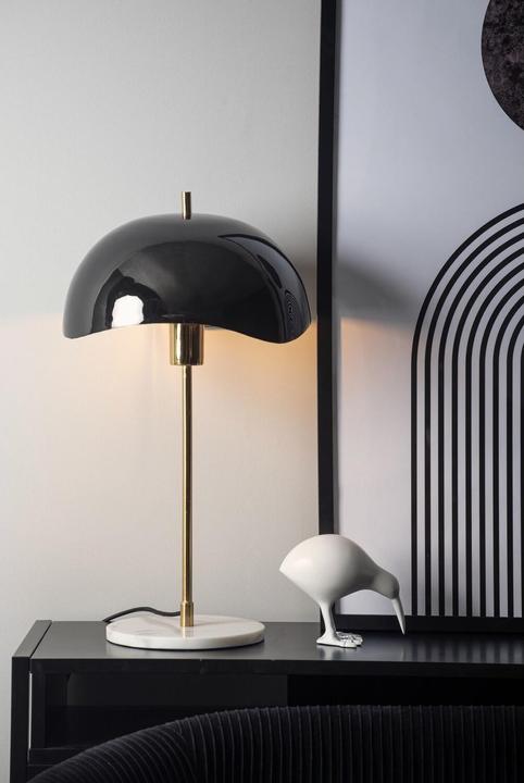 Produktbild Leitmotiv tischlampe emailliert waved dome