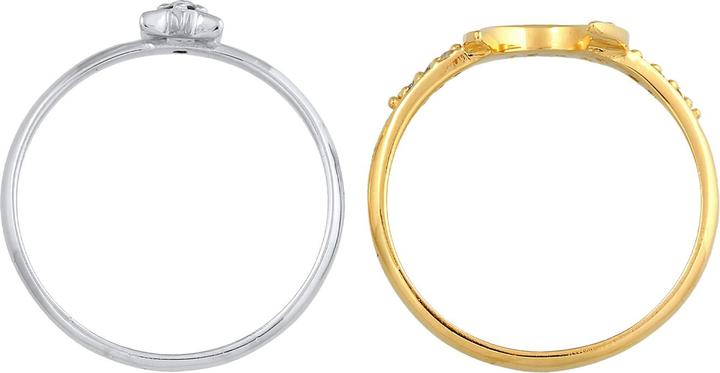 Immagine prodotto Elli Astro, Mezzaluna, Set di anelli, Stelle (52, 925 Argento)