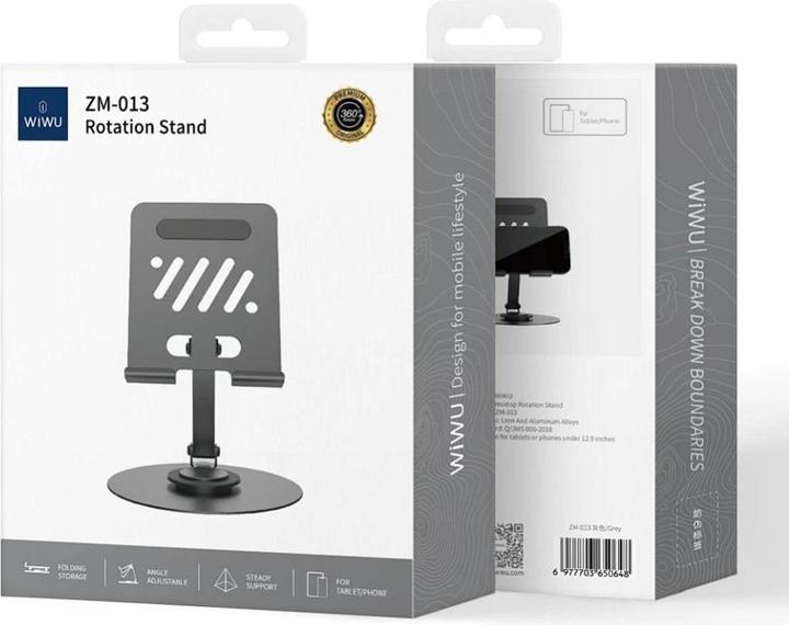 Actual product image Wiwu Other - Portable and Adjustable Phone/Tablet Stand ZM013