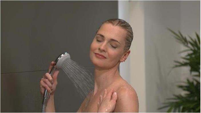 Produktbild hansgrohe HG Handbrause CROMETTA 85 DN 15 Green Strahlartormalstrahl chrom (1 Strahlarten, 5.70 l/min)