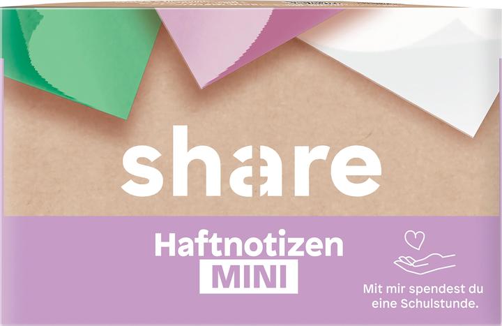 Actual product image Share Haftnotizblock Mini, 6x100 Blatt