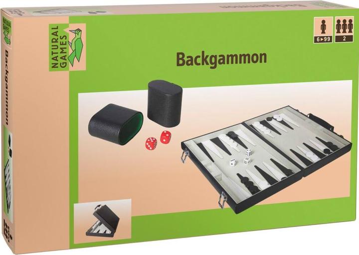 Actual product image Natural games Backgammon (German)