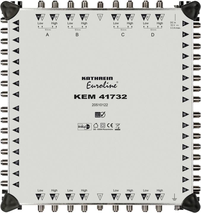 Actual product image Kathrein Euroline KEM 41732 cascade 17 inputs (Multi switch)