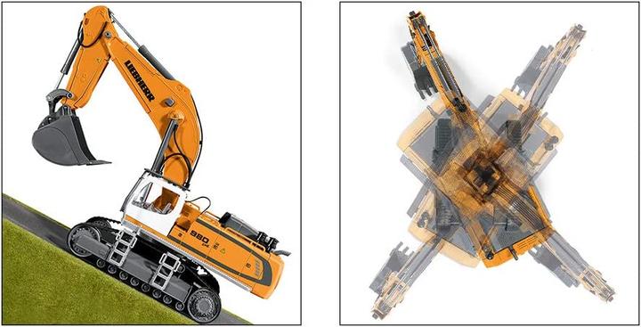 Immagine prodotto Siku Liebherr R980 Escavatore cingolato per PMI
