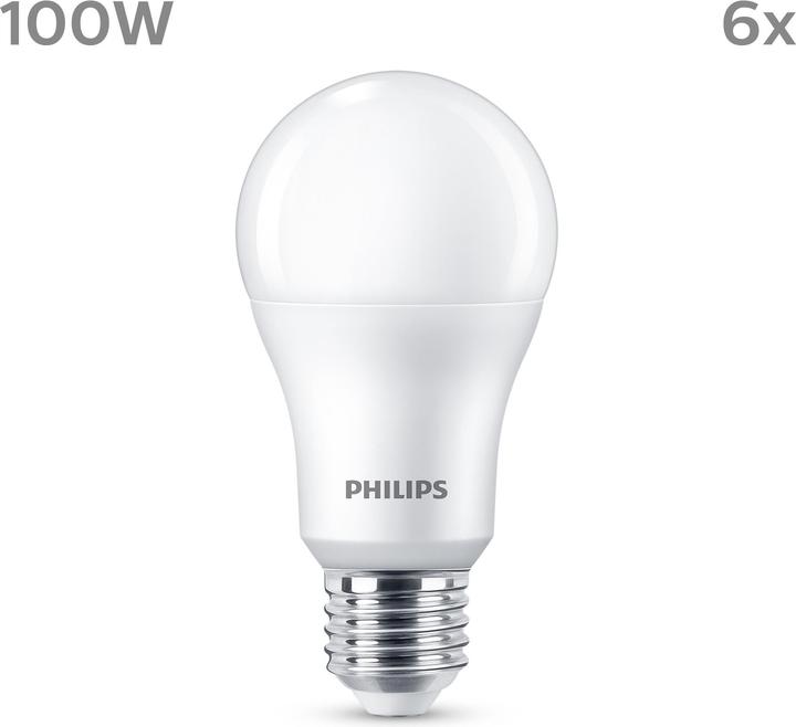 Immagine prodotto Philips Lampadine LED (E27, 13 W, 1521 lm, 6 x, E)