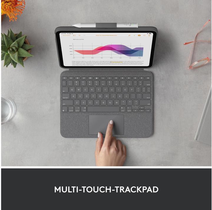 Image du produit Logitech Combo Touch Pour Ipad (10th Gen) (CH, iPad 2022 (10e génération))