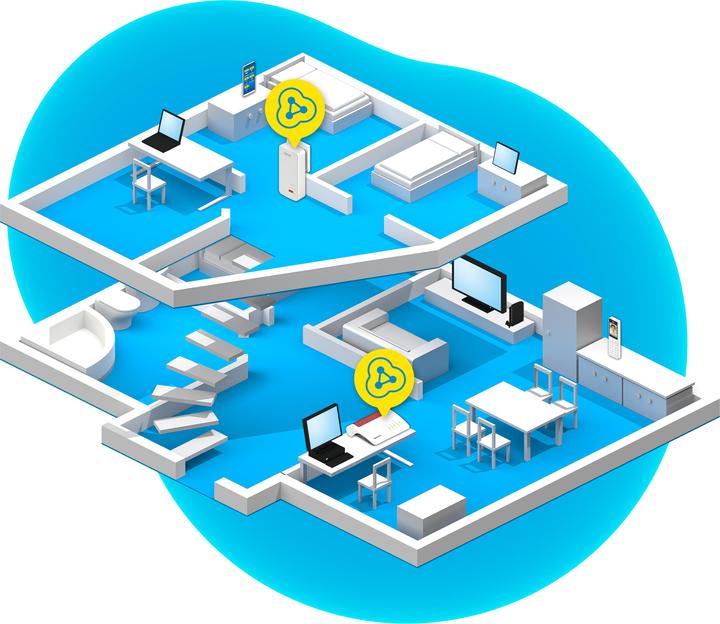 Image du produit AVM FRITZ!Powerline 1240 AX Single (1200 Mbit/s)