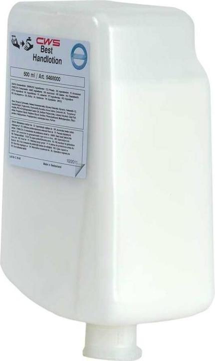 Actual product image CWS Hand lotion, pack of 12 bottles, 0.5 l each, white. (Soap lotion, 500 ml)