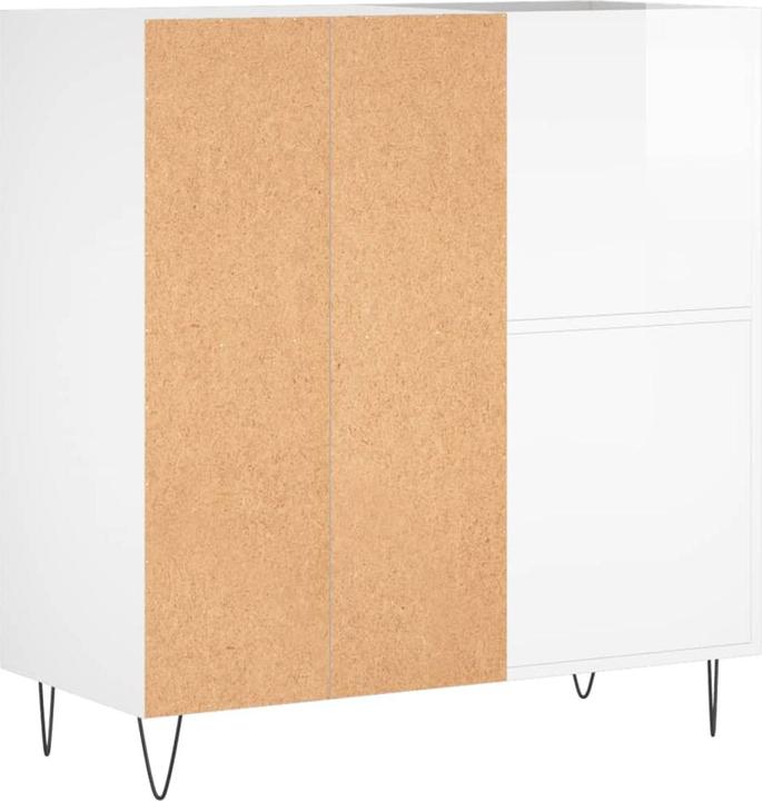 Immagine prodotto VidaXL Plattenschrank Hochglanz-Weiss 84,5x38x89 cm