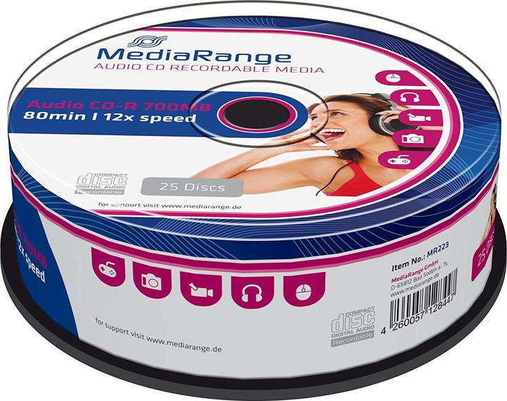 Image du produit MediaRange Cd-R (25 x)