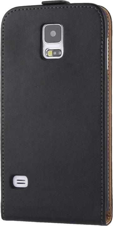 Produktbild König Design Handyhülle Tasche (Flip) für Samsung Galaxy S5 mini (SM G800) schwarz (Samsung Galaxy S5 Mini)