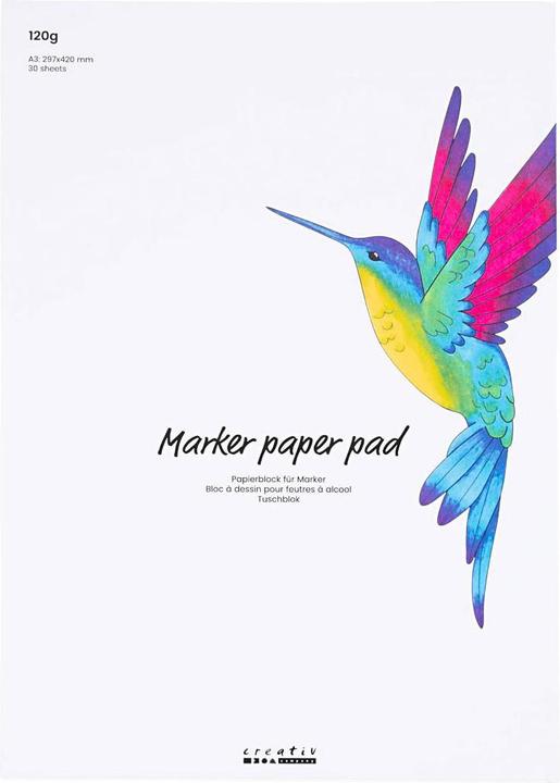 Image du produit Creativ Company Craft Kit - Marker pad A3 30 sheets (221133) (120 g/m², 30 x)
