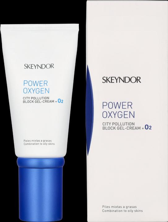 Skeyndor Power Oxygen City Pollution Block Gel-Cream + O2 (50 ml, Gesichtsgel)