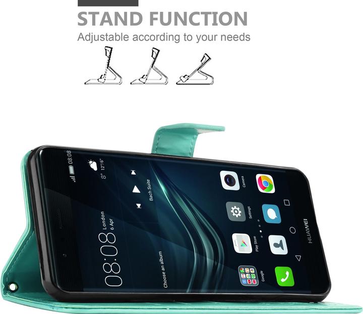 Image du produit Cadorabo Couverture du livre de fleurs (Huawei P9)