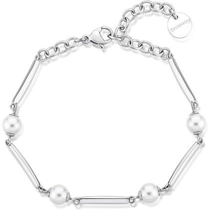 Brosway Charming steel bracelet with pearls BFF164