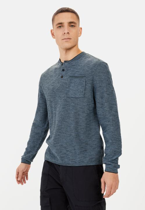 Produktbild Camel Active Henley Langarmshirt aus einem Baumwollmix (4XL)