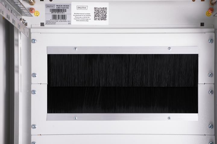 Produktbild Assmann DIGITUS 42HE Unique Netzwerkschrank 600x800mm Glastür Grau (42 HE, 19 Zoll Rack)