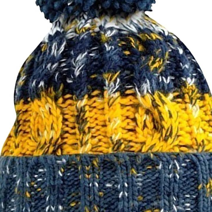 Actual product image Beechfield Corkscrew knitted hat with bobble (One size)