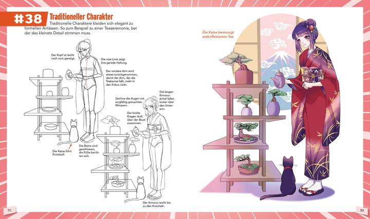 Actual product image 100 Manga-Figuren zeichnen (German, Christopher Hart, 2023)