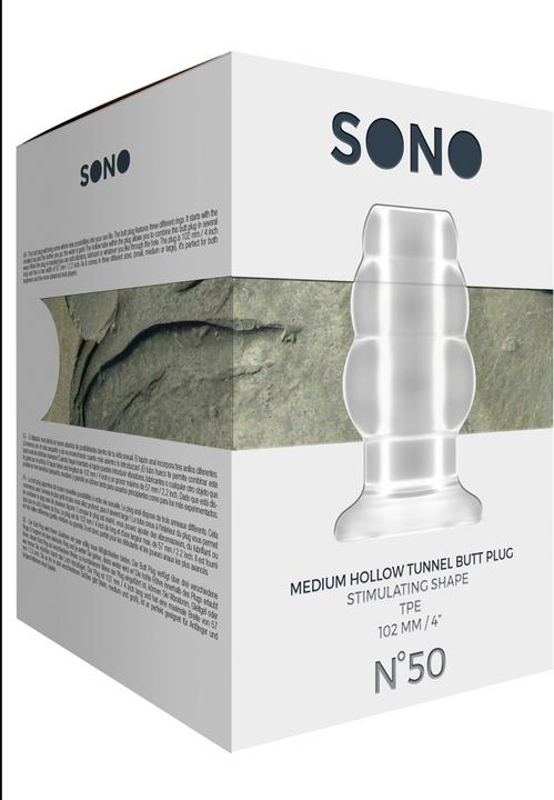 Actual product image Shots No.50 - Medium Hollow Tunnel Butt Plug - 4 Inch