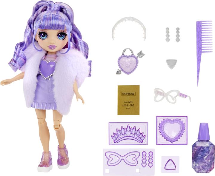 Produktbild Nobrand Rainbow High Crystal Fashion Doll Violet
