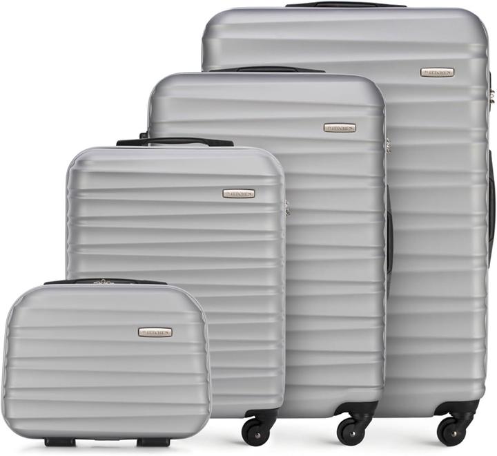 Immagine prodotto Wittchen 4er-Set Hartschalen-Koffer (96 l, Bagaglio a mano (fino a 50 litri), M (50 - 90l), L (90 - 115l))