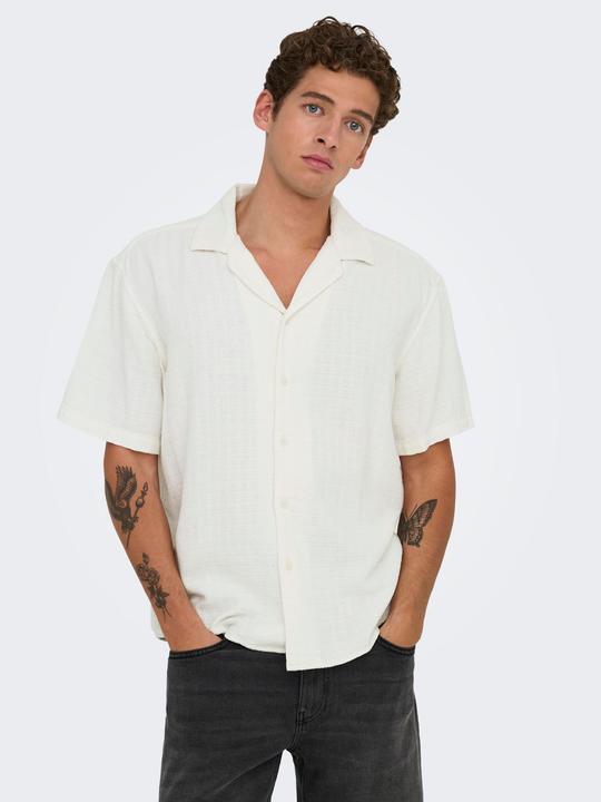 Actual product image Only & Sons Onslatham Rlxss Resort Linen Struc 0257 (S)