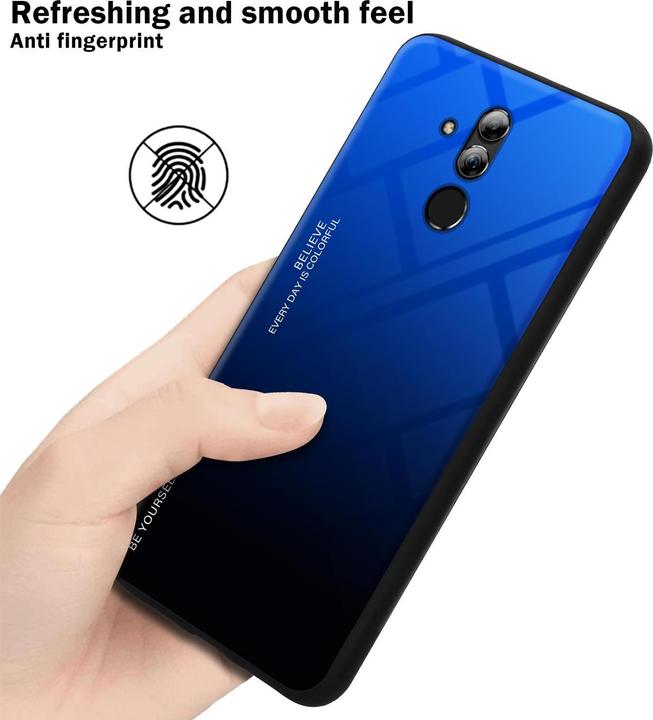 Image du produit Cadorabo Couverture en verre TPU 2 couleurs (Mate 20 Lite)