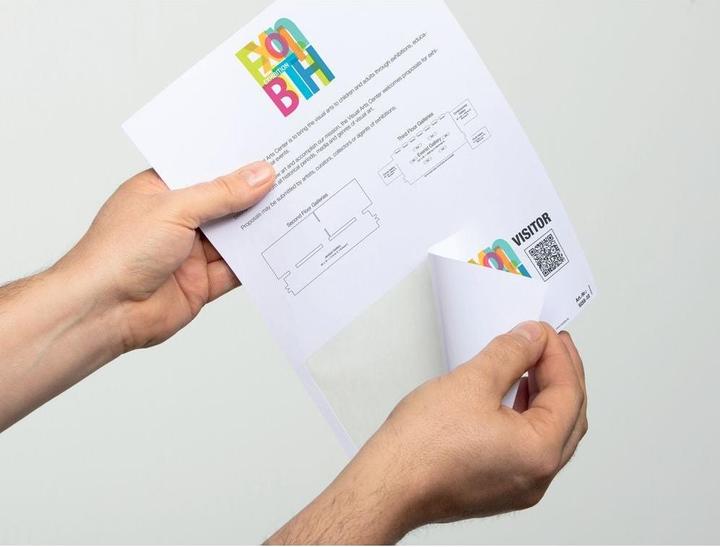 Actual product image Durable Name tag