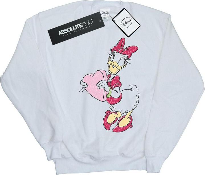 Disney Daisy Duck Love Heart Sweatshirt Mädchen