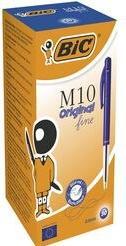 Produktbild Bic Kuglepen Clic blå Fine M10 51600 - (50 stk.) (Blau, 50 x)