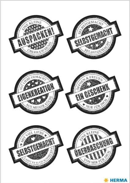 Produktbild HERMA Sticker Sprüche