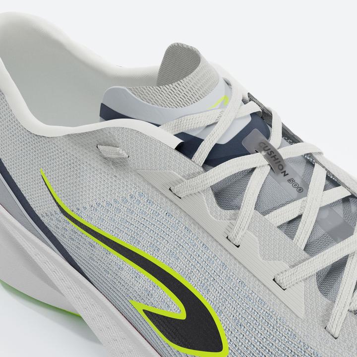 Produktbild Kiprun Laufschuhe Herren - Cushion 500 weiss/gelb (45)