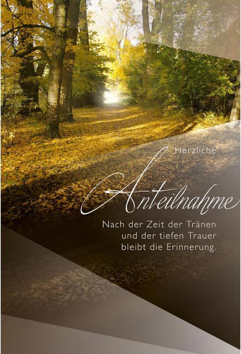 Produktbild ABC Trauerkarte (1 Stk.)