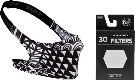 Actual product image Buff Filter Mask Bawe Black