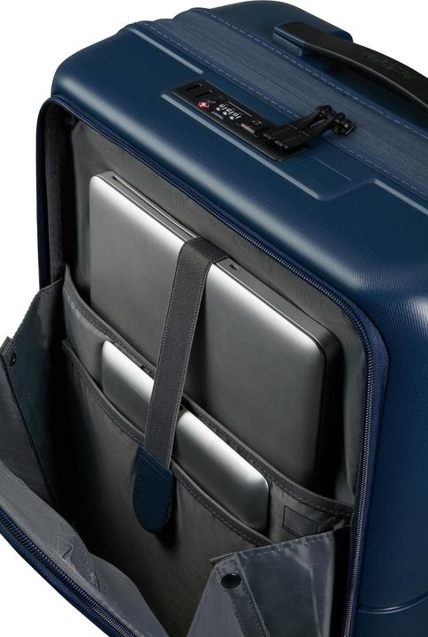 Immagine prodotto American Tourister DashPop Spinner 55/23 Pocket Mitternachtsblau (42 l, Bagaglio a mano (fino a 50 litri))