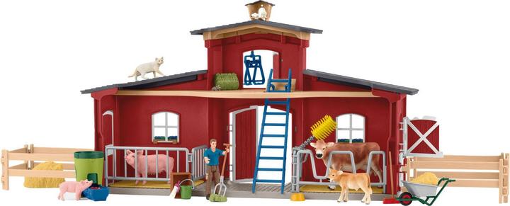 Actual product image Schleich Barn with animals and accessories