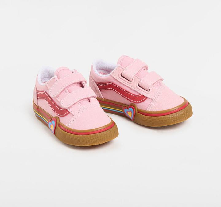 Vans Old Skool V Heart PINK/MULTI (19)