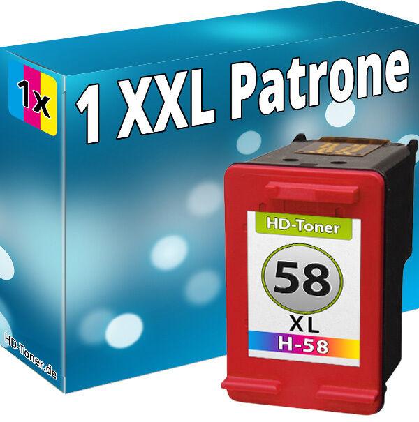 Actual product image Druckfuxx TINTE PATRONEN für HP 58 XL PHOTOSMART 7450 7550 7660 7760 7960 Photoc