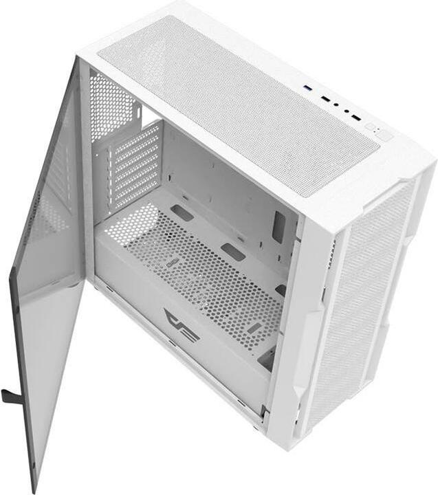 Actual product image Darkflash Tech Darkflash DK431 MESH computer case (white) (ATX, E-ATX)