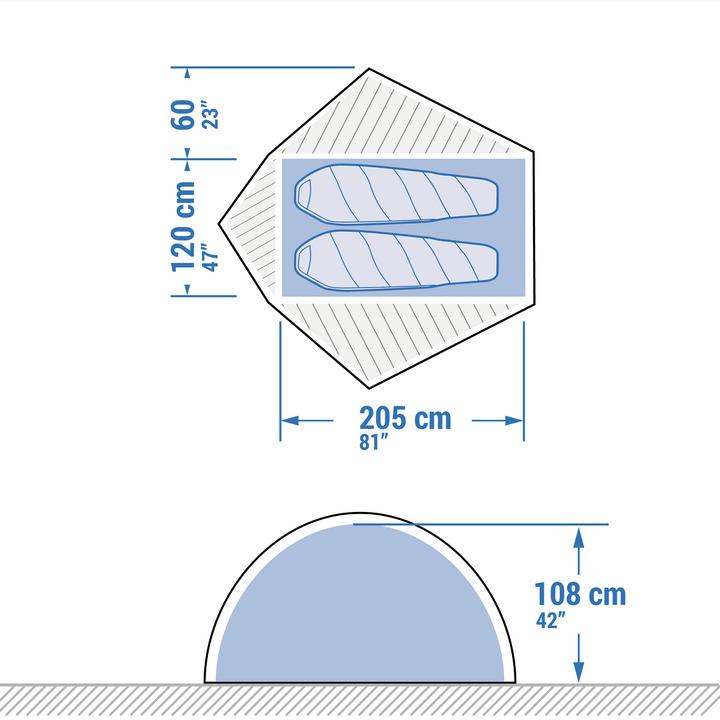 Produktbild Simond MT 900 2P - MINIMAL EDITIONS (Kuppelzelt, 2 kg, 2 Personen)
