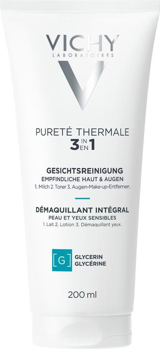 Vichy Pureté Thermale 3in1 Gesichtsreinigung (Reinigungsmilch, Make-Up Entferner, 200 ml)