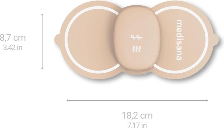 Actual product image Medisana Pads/Elektroden für TT 250 (2 Stück gross)
