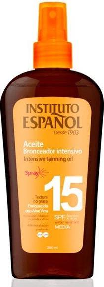 Instituto Español Sol. Aceite Proteccion Solar Bronceadora Spf15 Spray 250 ml (Sonnenspray, 250 ml)