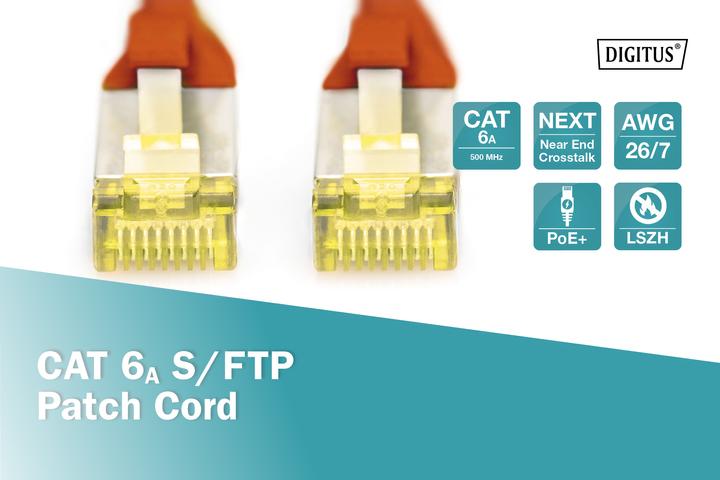 Produktbild Digitus Netzwerkkabel (S/FTP, CAT6a, 3 m)